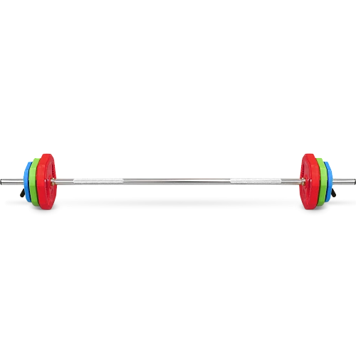 Штанга для аэробики Bronze Gym БОДИПАМП(гриф,весовые диски 2x1,25кг,2x2,5кг,2x5кг,пара замков)