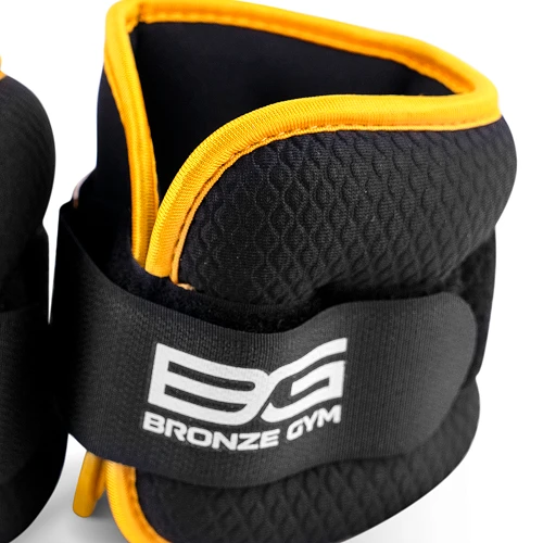 Утяжелители для ног и рук Bronze Gym, 1кг (0.5кг х 2), пара. — фото 5