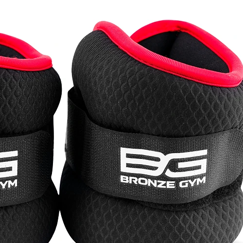 Утяжелители для ног и рук Bronze Gym, 2кг (1кг х 2), пара. — фото 5