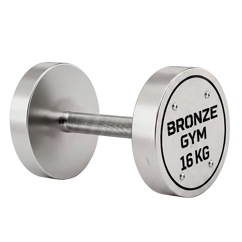 Набор стальных гантелей Bronze Gym, 12-30 кг - 10 пар, шаг 2 кг — фото 3
