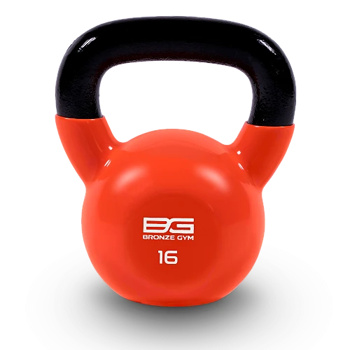 Гиря Bronze Gym в виниловой оболочке 16 кг