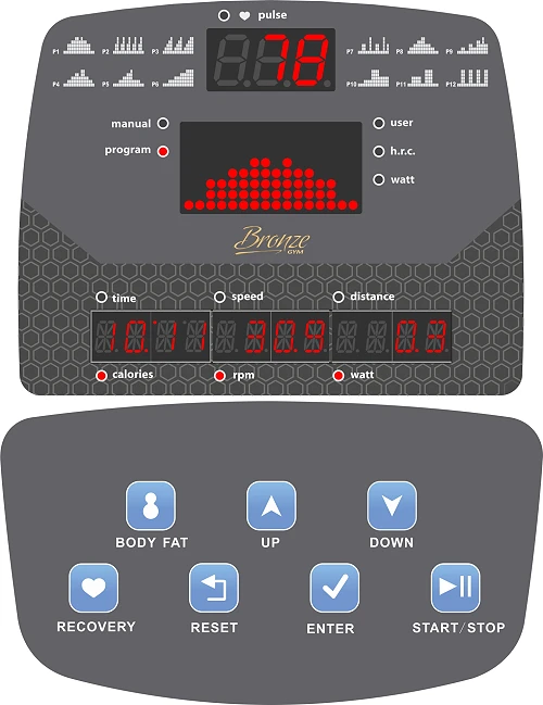 Эллиптический эргометр Bronze Gym E901 PRO — фото 2