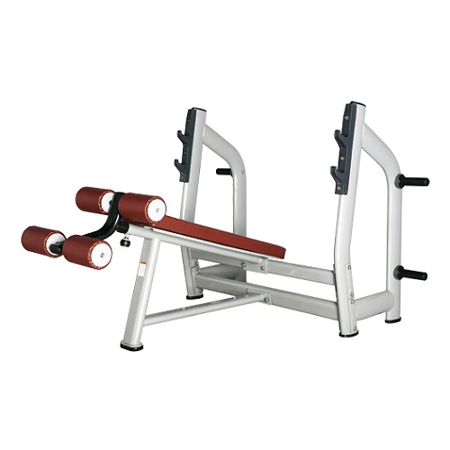 Скамья для жима с отрицательным наклоном (ЧЁРНЫЙ) Bronze Gym H-024