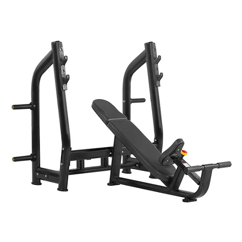 Скамья для жима с положительным наклоном (ЧЁРНЫЙ) Bronze Gym H-025