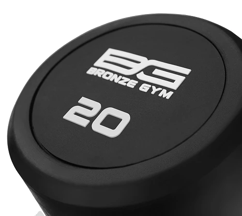 Штанга обрезиненная прямая 20 кг Bronze Gym BG-PA-BB-S20 — фото 4