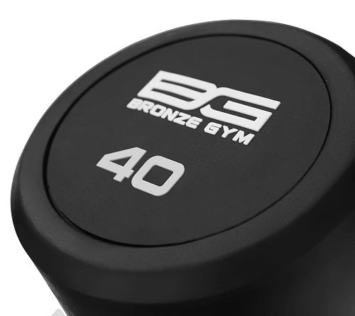 Штанга обрезиненная прямая 40 кг Bronze Gym BG-PA-BB-S40 — фото 4