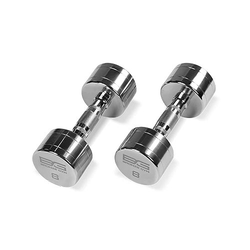 Гантель хромированная 8 кг Bronze Gym BG-PA-DB-C08