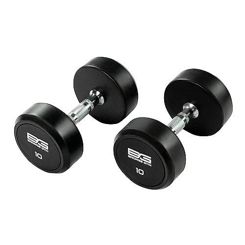 Гантель обрезиненная 10 кг Bronze Gym BG-PA-DB-R100