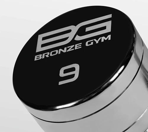 Гантель хромированная 9 кг Bronze Gym BG-PA-DB-C09 — фото 4