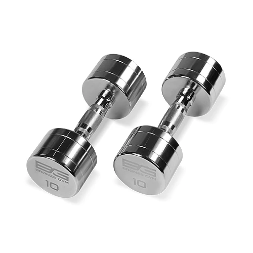 Гантель хромированная 10 кг Bronze Gym BG-PA-DB-C10