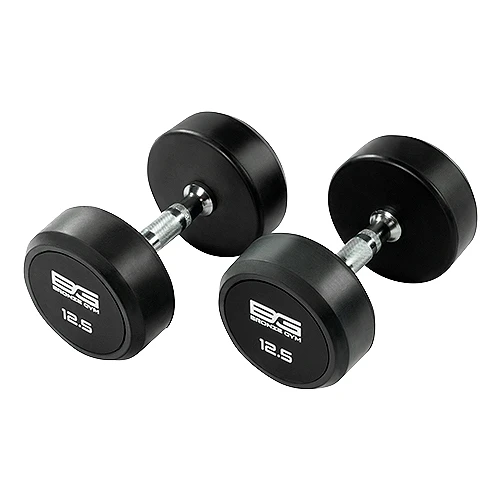 Гантель обрезиненная 12,5 кг Bronze Gym BG-PA-DB-R125
