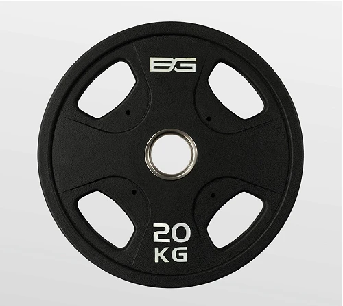 Диск олимпийский обрезиненный черный 20 кг Bronze Gym BG-PA-PL-P200 — фото 2