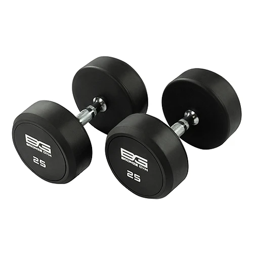 Гантель обрезиненная 25 кг Bronze Gym BG-PA-DB-R250